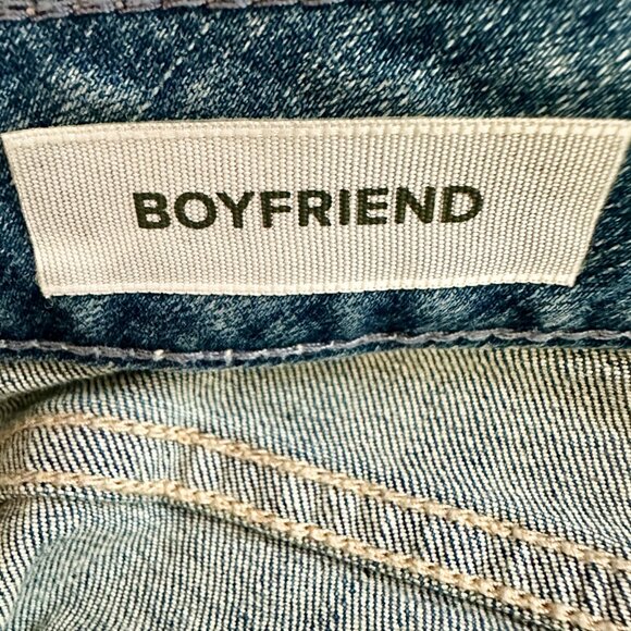 Torrid We Swear By The Fit Boyfriend Distressed Denim Jeans Women's Size 20 Boho - Picture 4 of 12